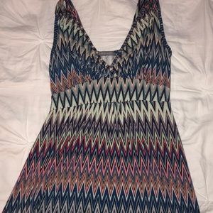 Petite Small Multi colored Maxi Dress